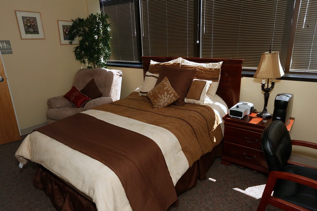 Brown bedroom- Somerset, NJ- Brunswick Pulmonary and Sleep Medicine