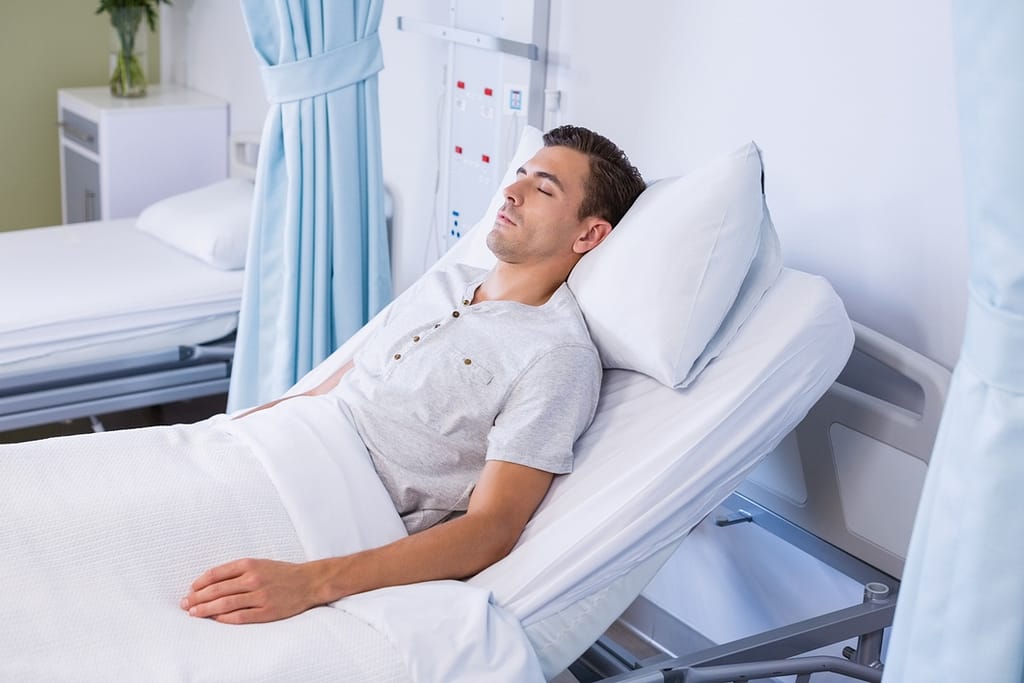 Patient sleeping- Somerset, NJ- Brunswick Pulmonary & Sleep Medicine