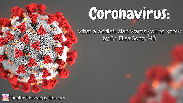 Closeup of coronavirus under microscopic view