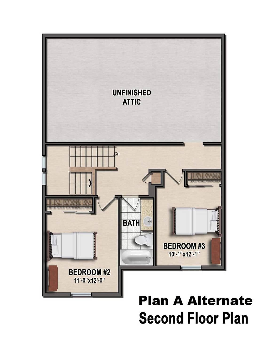 Second floor plan of riverview estates west easy living