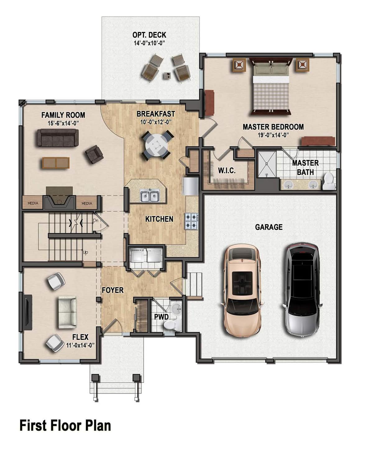First floor plan of riverview estates west easy living