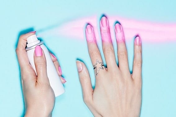 Spray On Your Manicure With This Nail Polish Aerosol Can