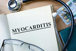 Doctor's Notebook Saying Myocarditis