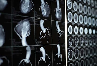 Series of X-Rays of Heart and Coronary Arteries