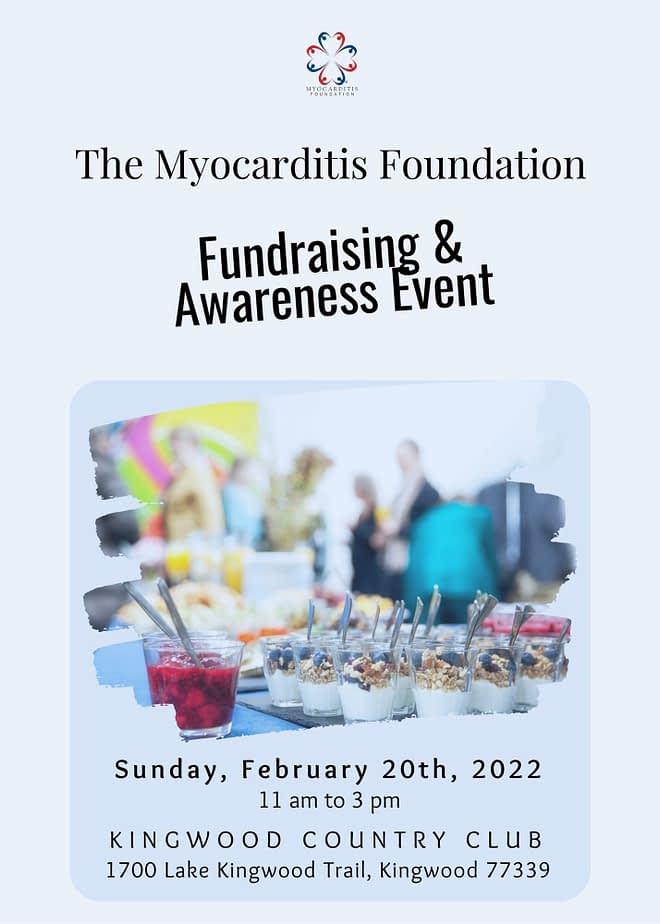 Myocarditis Foundation Brunch Awareness Event and Fundraiser with local and leading Myocarditis Specialists