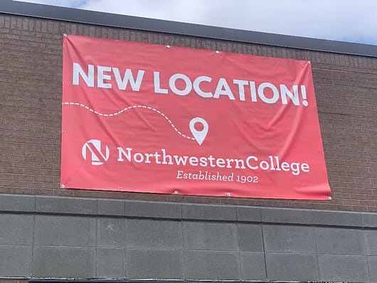 New location sign