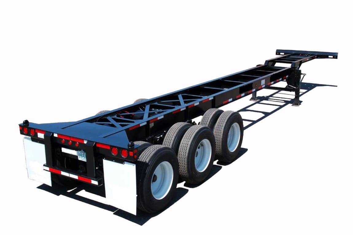 TRS Containers can source new 40 foot long tri-axle chassis