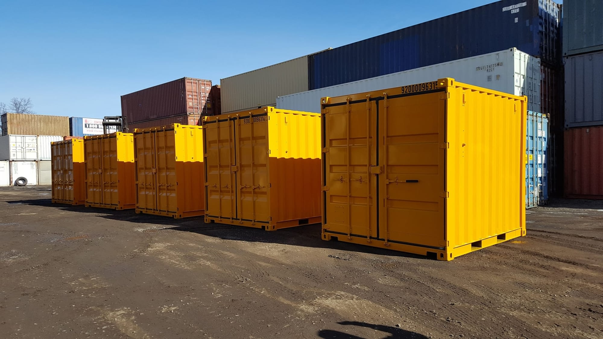 TRS Containers will paint a steel container your corporate color for an up-charge