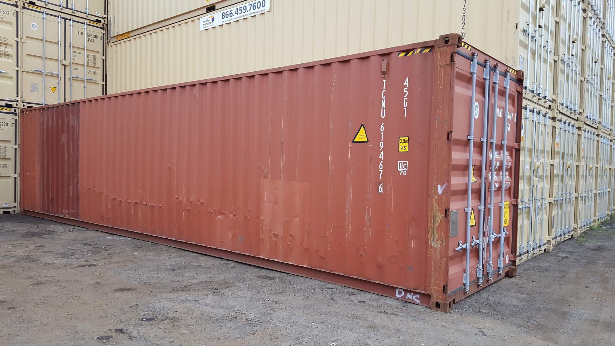 TRS Containers sells rents and modifies steel shipping and storage containers for export or domestic storage