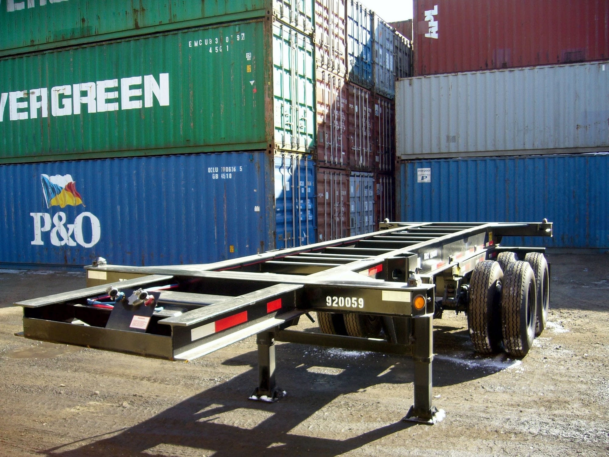 TRS Containers sells and rents 20ft, 40ft and 40 - 45ft extendable chassis