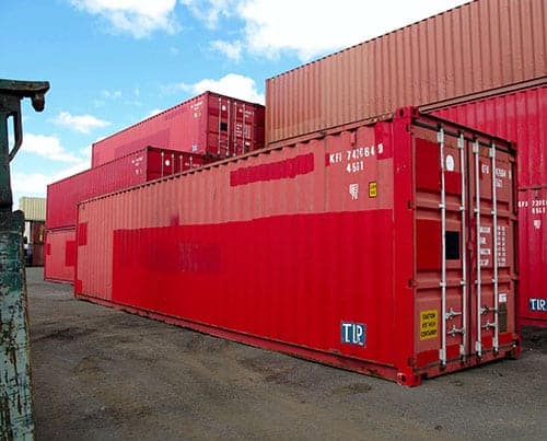 TRS Containers sells and rents 10ft, 20ft, 40ft and 45ft long ISO containers