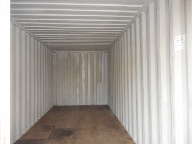 TRS Containers Grade A 20 foot long container interior