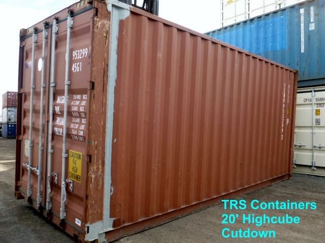Fabricated used 20ft L X 9'6' H TRS Containers