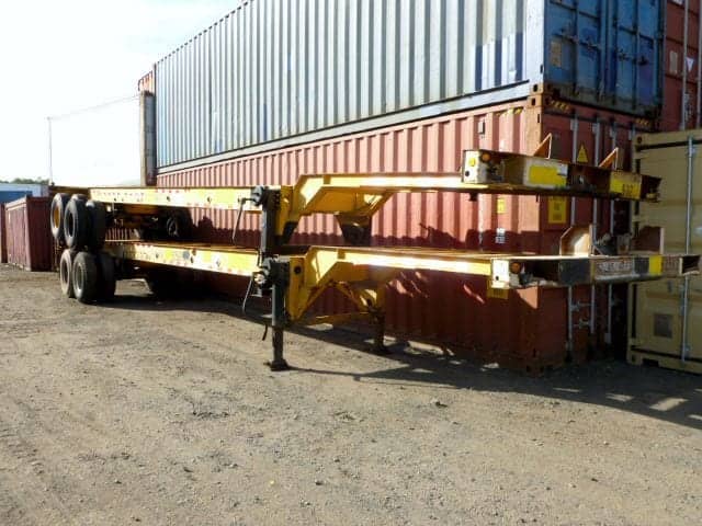 TRS Containers sells and rents 40ft - 45ft long extendable chassis