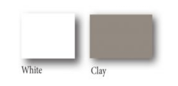 White and clay color squares