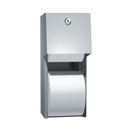 0030 Toilet Tissue Dispenser, Twin Hide-A-Roll – Surface Mounted  