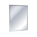 Stainless Steel Inter-Lok Angle Frame Mirror - Variable Reflective ...