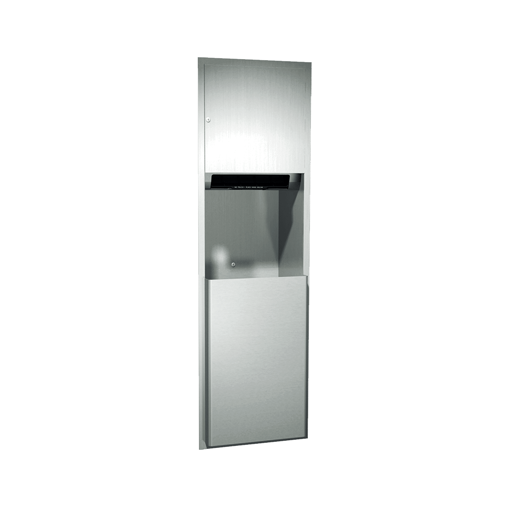 04692A ASI Automatic Roll Paper Towel Dispenser and Waste Receptacle