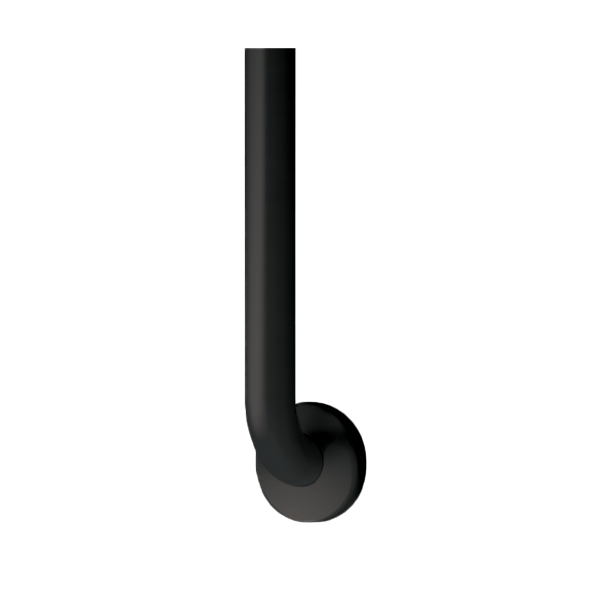 Matte Black Grab Bar End