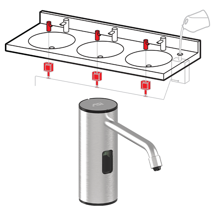 Top Fill Illustration Dispenser Web