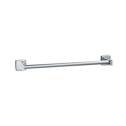 Towel Bar (Round) – Surface Mounted, Satin Finish