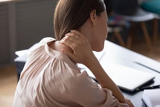 Neck pain from pinched nerve