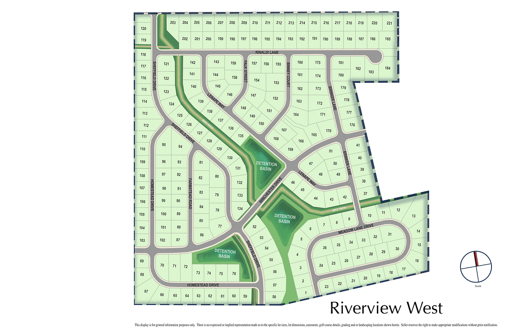 Map of riverview west community