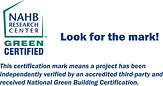 NAHB Research Center "green certified" logo