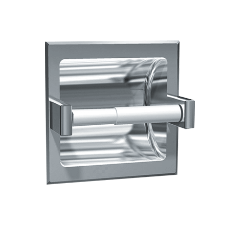 Recessed Toilet Paper Holder Brushed Nickel Wall Toilet Paper