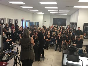 Cosmetology Students Learn from Anthony Cole