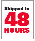 Shipped in 48 hours