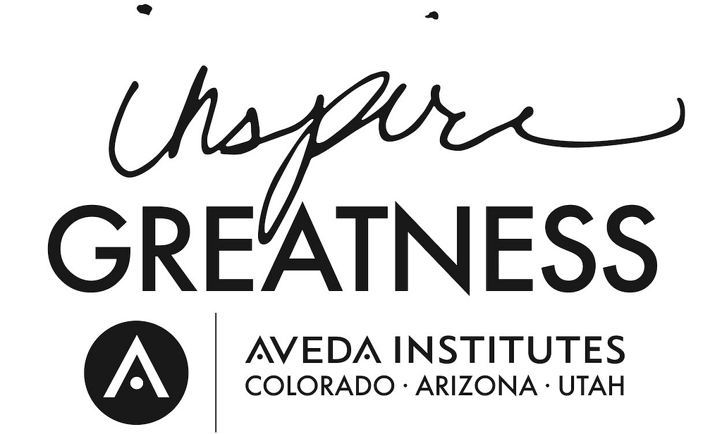 aveda inspire greatness institutes colorado arizona utah logo