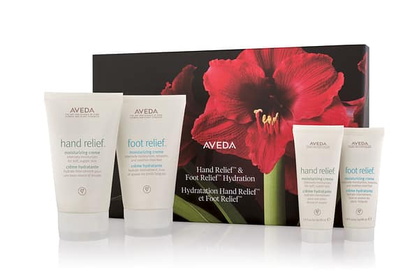 Aveda hand and foot relief bottles