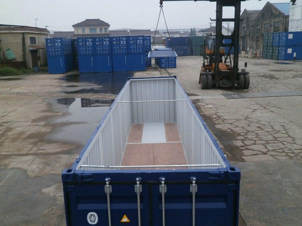 Open-top (OT) containers are another common OOG cargo container.
