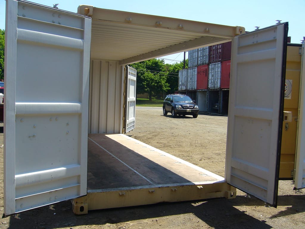 TRS Containers stocks and sells new openside shipping containers. 8'6' or 9'6' H