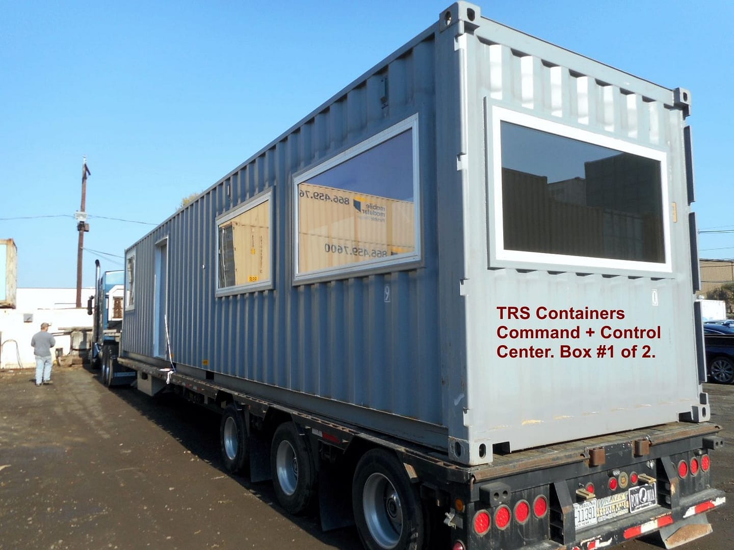 TRS Containers can heavily modify steel shipping containers from your drawings and specs