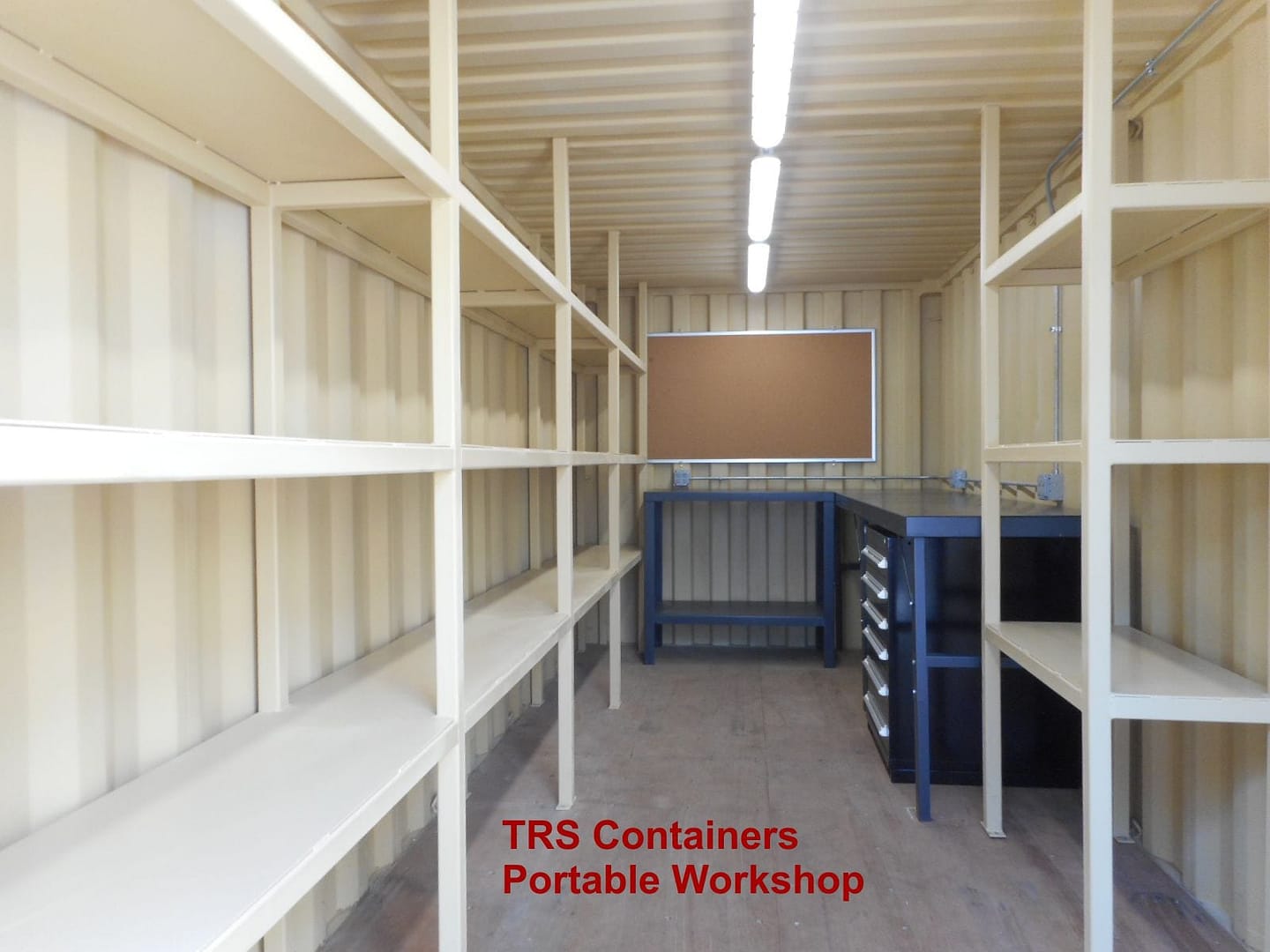 Container modifications built to last and travel from site to site.