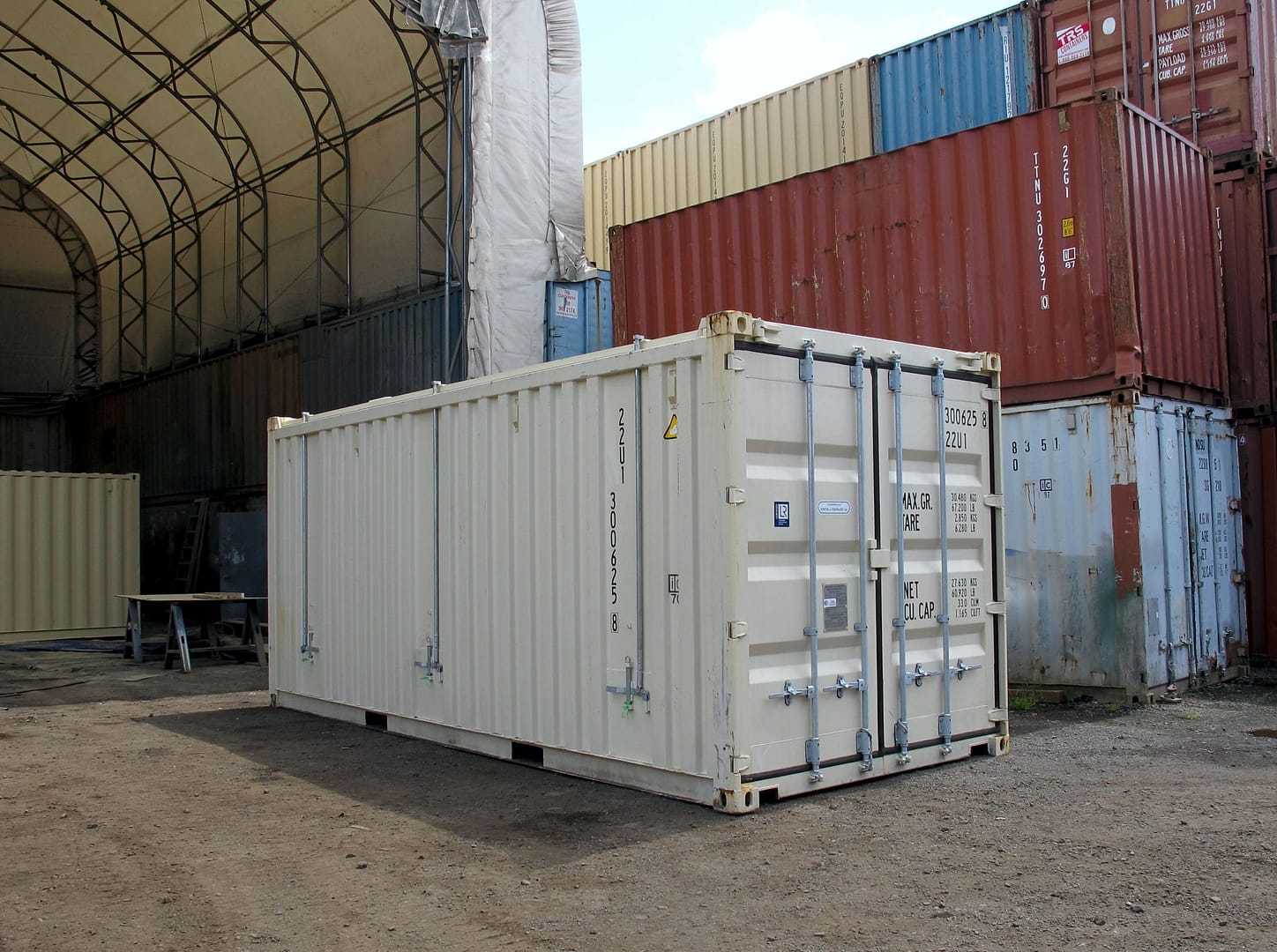 TRS Containers can provide new one-trip steel hard top open top containers