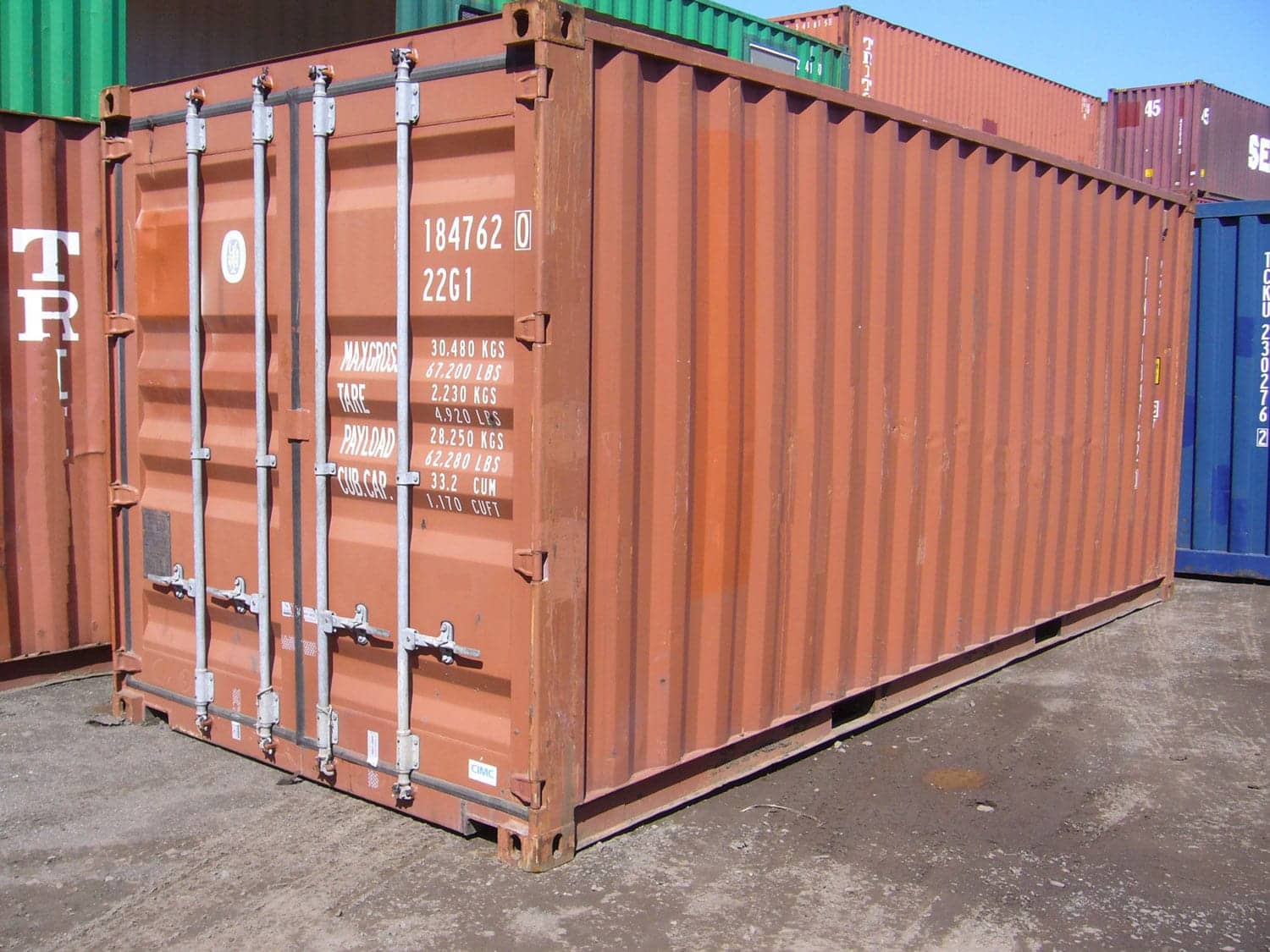 TRS Containers Grade A cargo container for export or ground storage