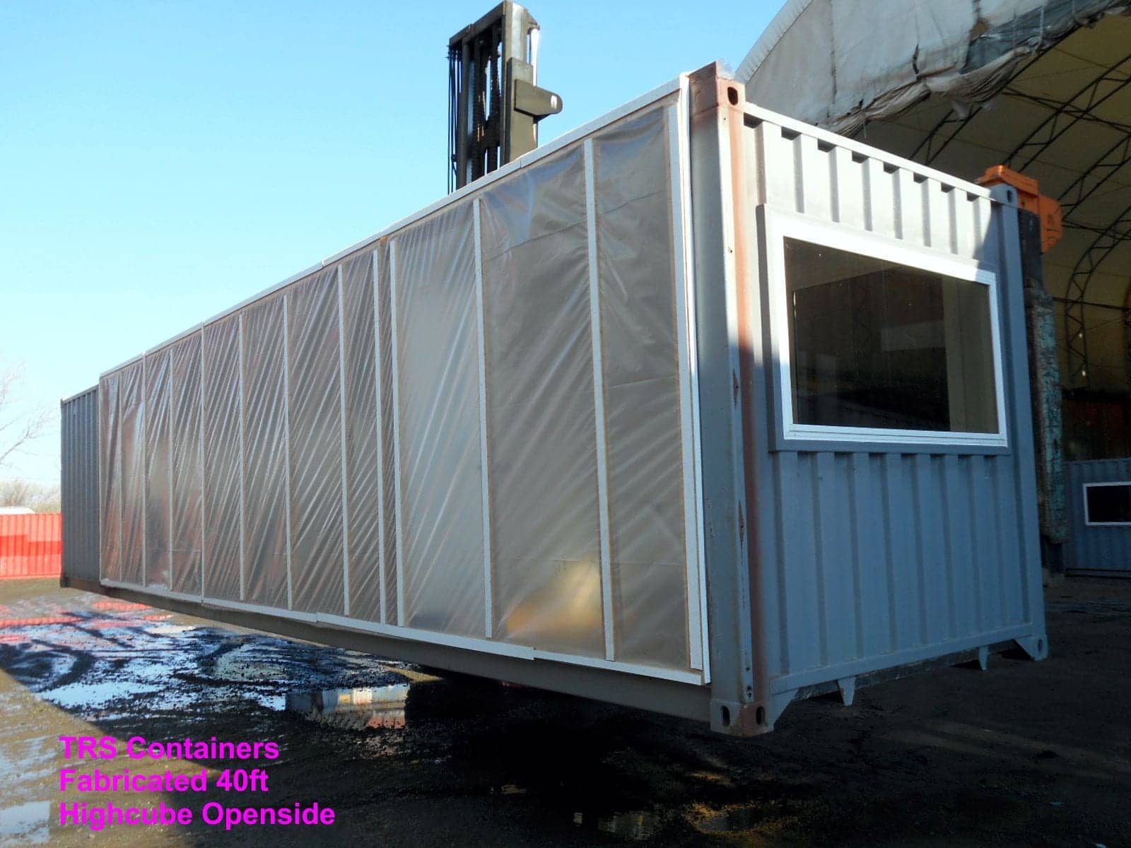 TRS Containsr performs fabrication work to convert 20 ft and 40 ft long containers into multi-functional structures