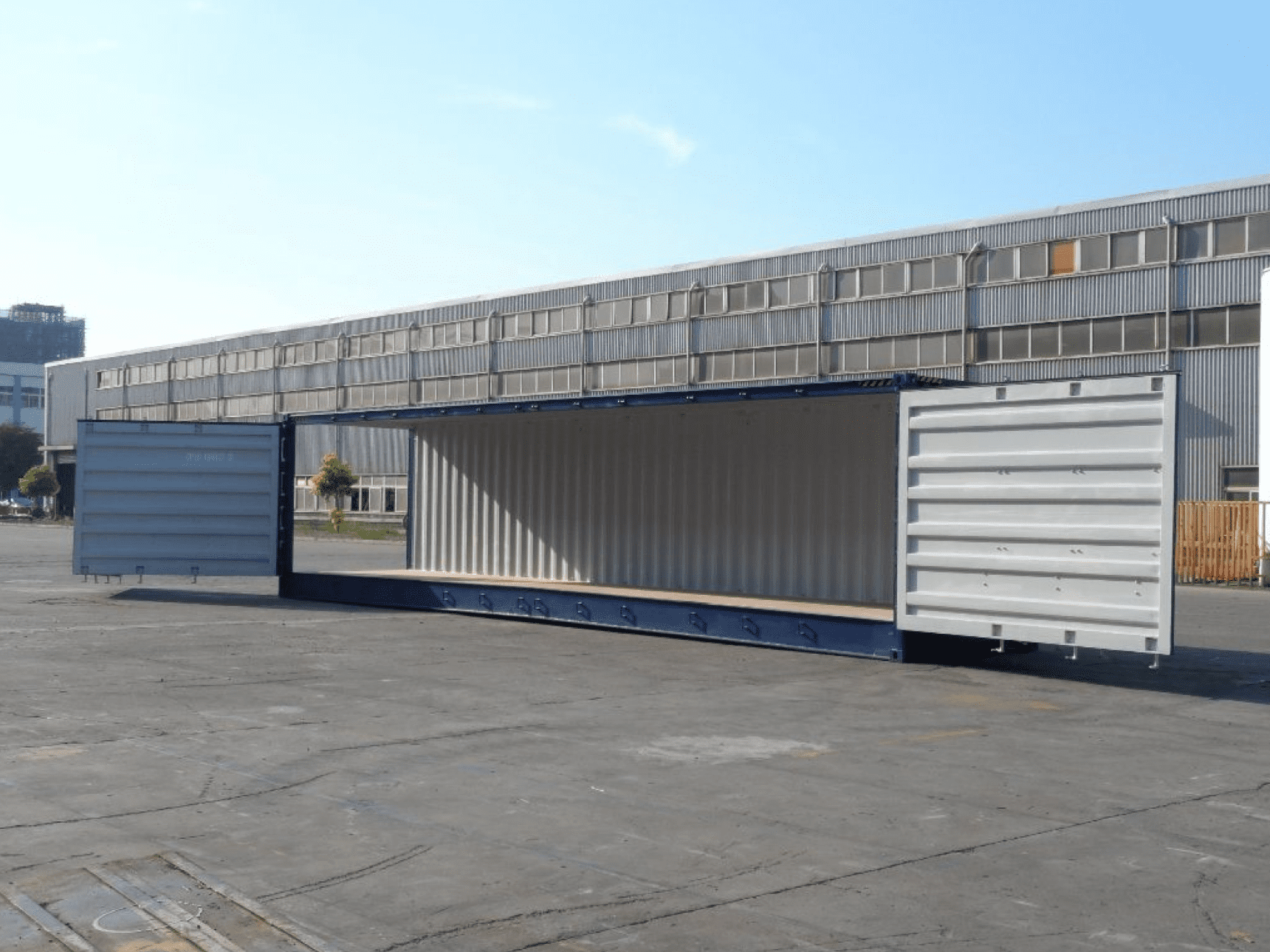 TRS Containers diversified inventory includes new 20ft and 40ft long Openside containers