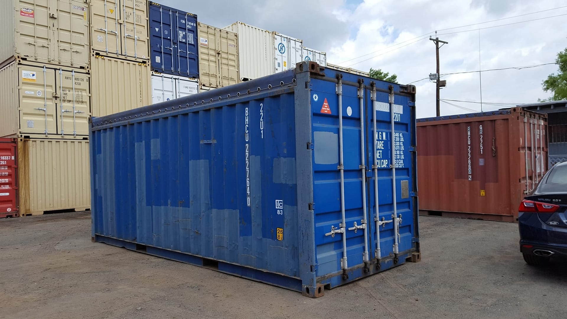 TRS Containers stocks used opentops for export or domestic use
