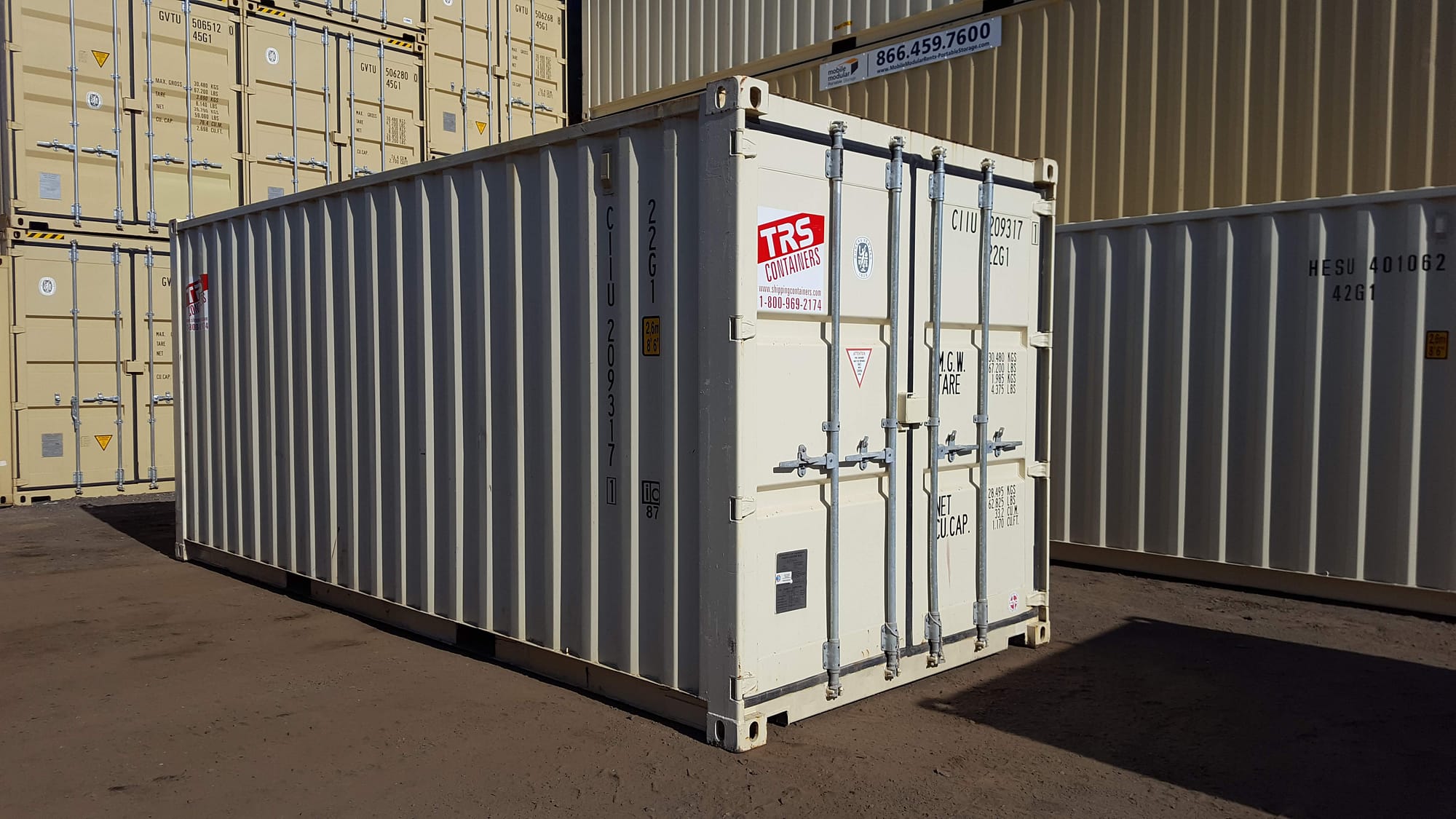TRS new containers come in many colors