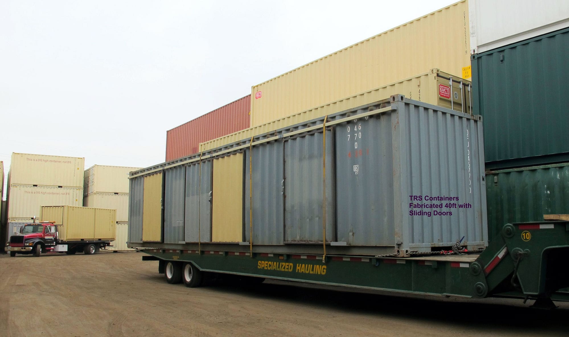 TRS Containers modifies 20ft, 40ft and 45ft long steel containers into alternative containr structures
