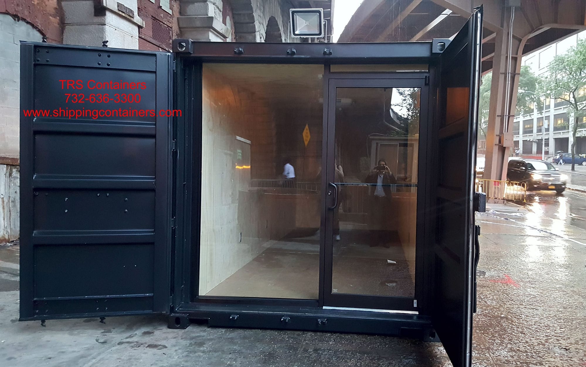 TRS Containers fabricates container coffee shops and cafe's. 10ft long or 20ft long with popup windows or locking doors