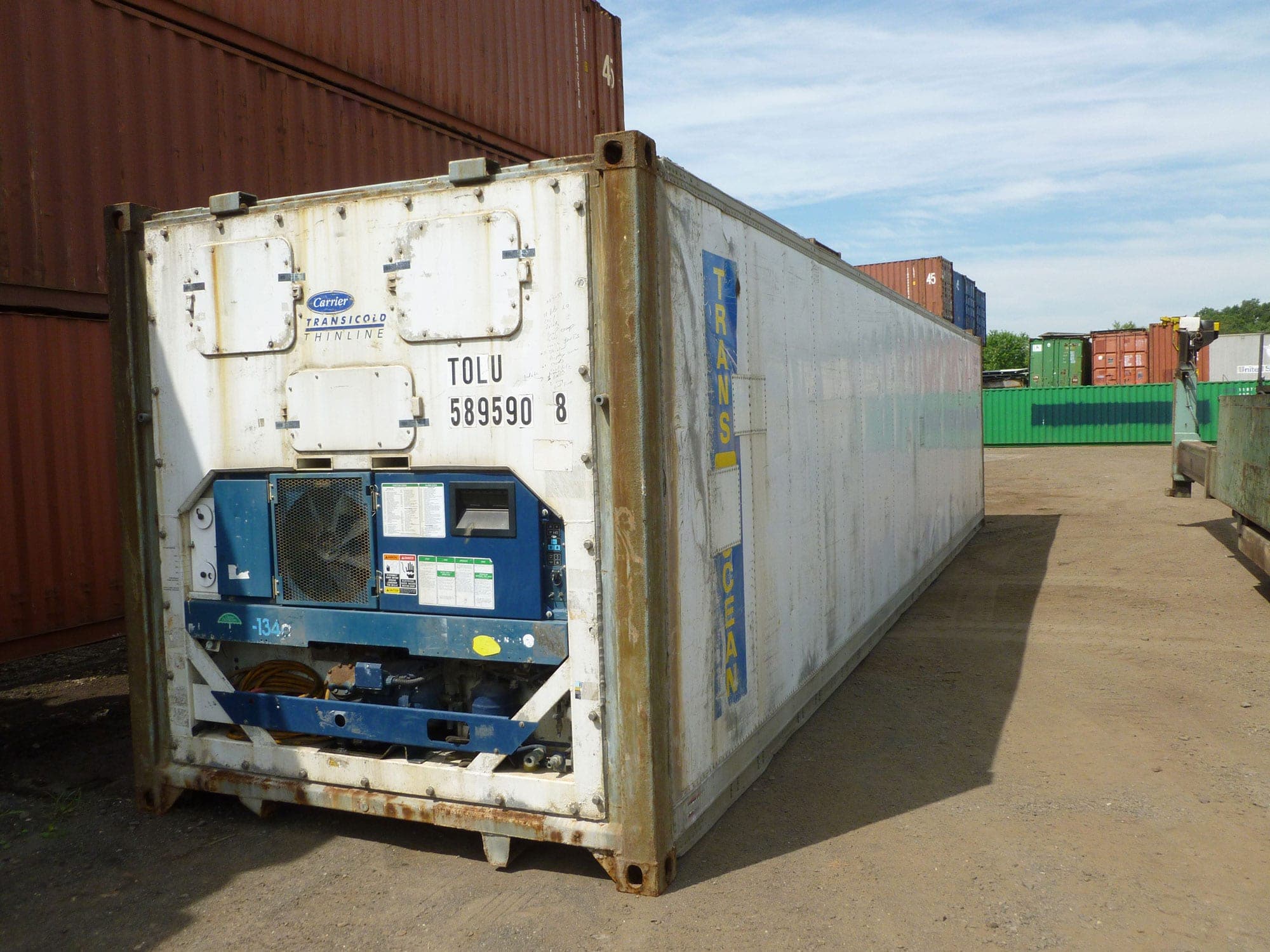 TRS stocks new and used 40ft refrigeration containers