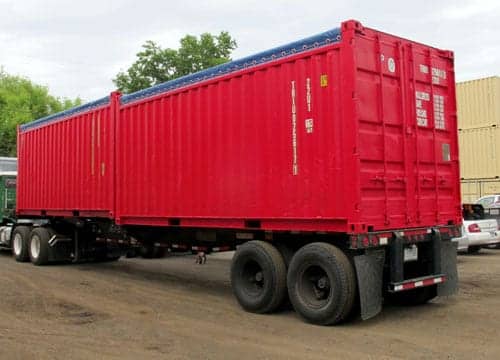 TRS containers offer new canvas tarps for 20 foot long opentops