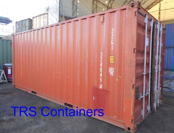 TRS structurally sound watertight lockable container