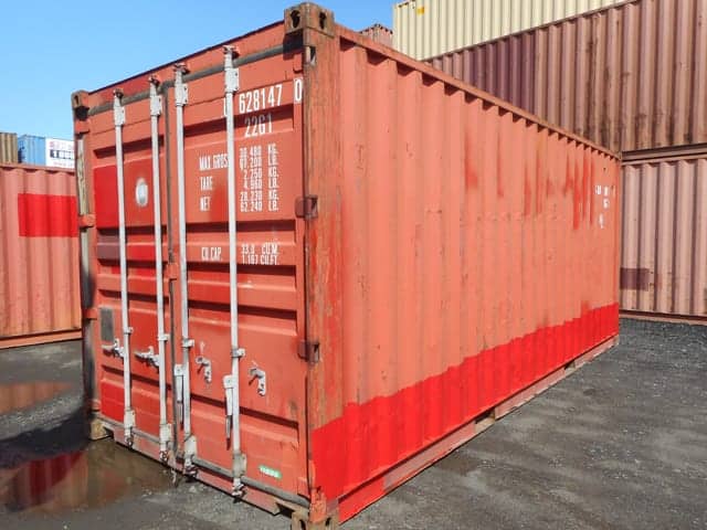 TRS Containers Grade B rated 20 foot long container suitable for export