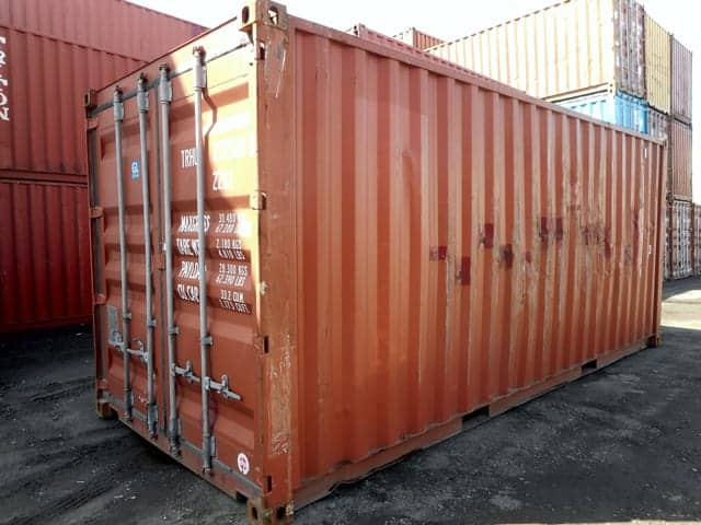TRS Containers sells and rents watertight lockable corten steel containers